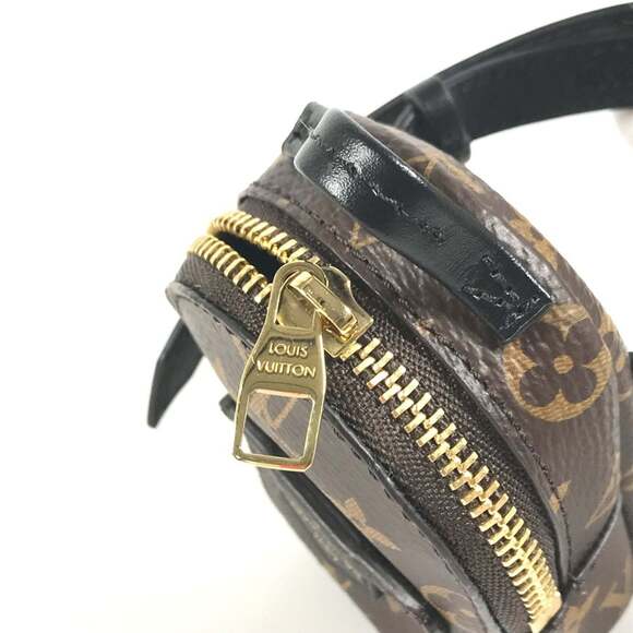 LOUIS VUITTON Brown Monogram Canvas Charm Bracelet